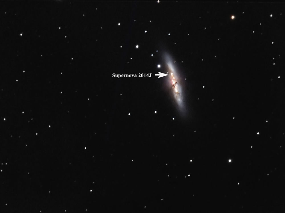 M 82 und SN 2014J